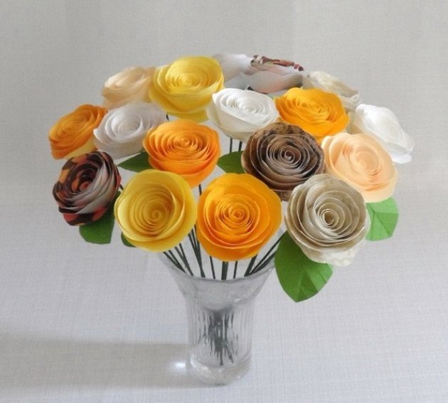 Ось такі чудові трояндочки можна зробити буквально за кілька хвилин