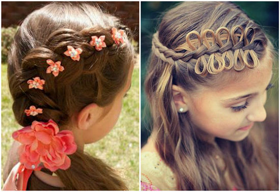Якщо у вас немає можливості зробити зачіску своїй доньці своїми руками, ви завжди можете звернутися за допомогою до професіоналів - наприклад, в   київський салон BrautyStage