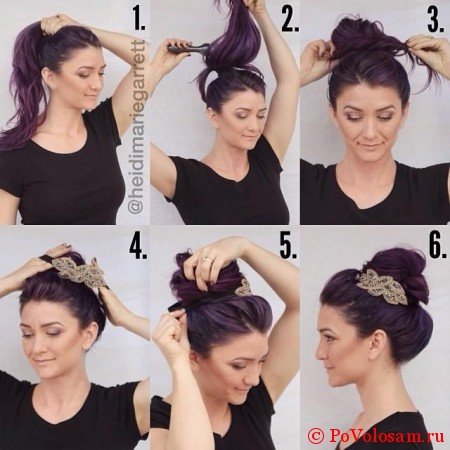 Обробіть отриману форму лаком, збиваючи руками пишний силует, але не пригладжуйте волоски до голови
