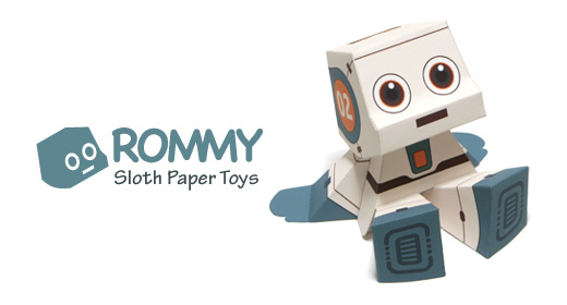 Паперовий Роммі робот   робот Роммі